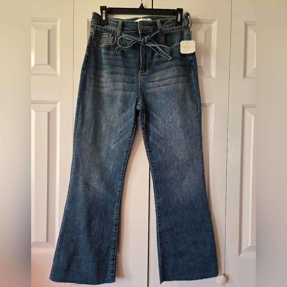 NWT Lillian Tie Waste Crop Waste by Altar'd State Medium Wash Size 30